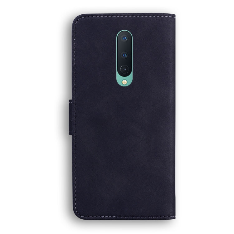 For OnePlus 8 Skin Feel Pure Color Flip Leather Phone Case