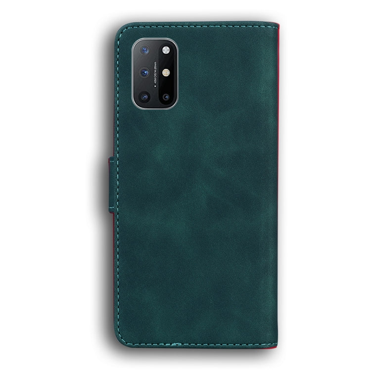 For OnePlus 8T Skin Feel Pure Color Flip Leather Phone Case