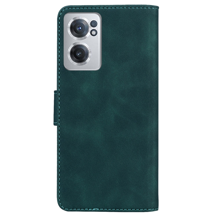 For OnePlus Nord CE 2 5G Skin Feel Pure Color Flip Leather Phone Case