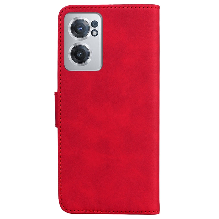 For OnePlus Nord CE 2 5G Skin Feel Pure Color Flip Leather Phone Case