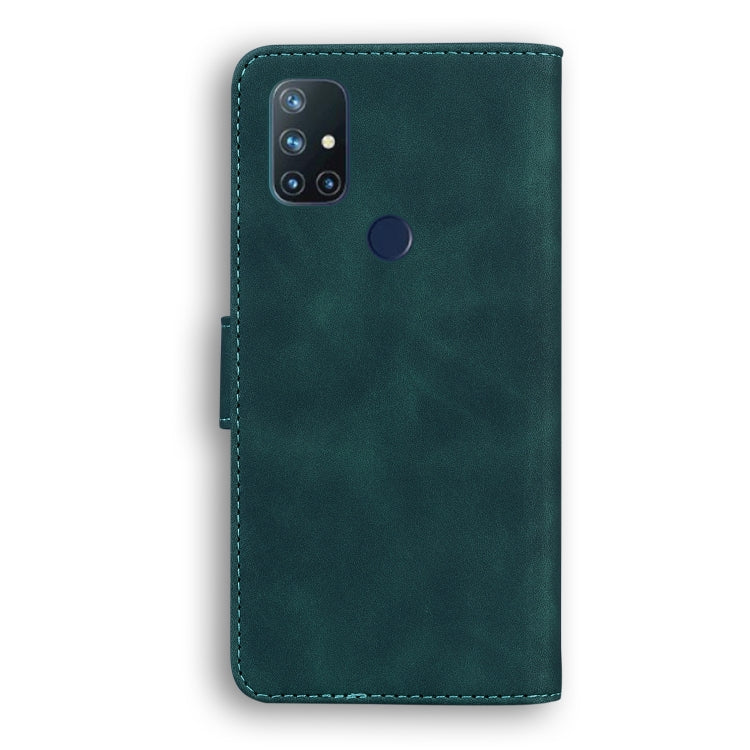 For OnePlus Nord N10 5G Skin Feel Pure Color Flip Leather Phone Case