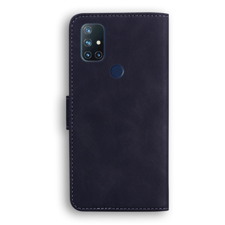 For OnePlus Nord N10 5G Skin Feel Pure Color Flip Leather Phone Case