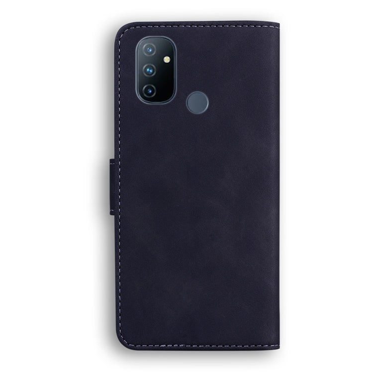 For OnePlus Nord N100 Skin Feel Pure Color Flip Leather Phone Case