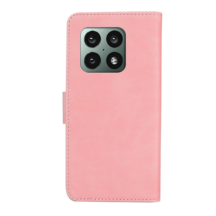For OnePlus 10 Pro 5G Skin Feel Pure Color Flip Leather Phone Case