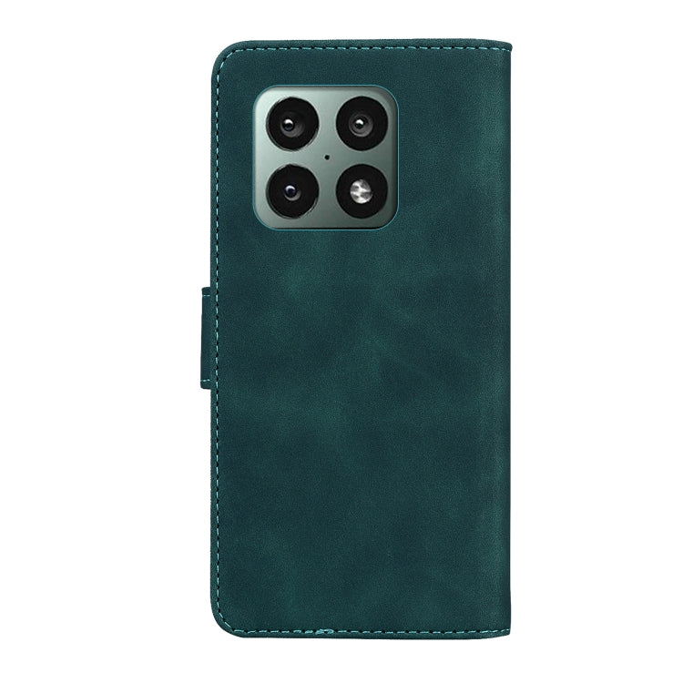 For OnePlus 10 Pro 5G Skin Feel Pure Color Flip Leather Phone Case