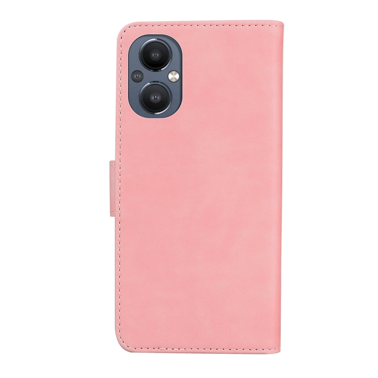 For OnePlus Nord N20 5G Skin Feel Pure Color Flip Leather Phone Case