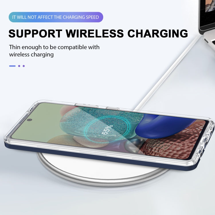 For Samsung Galaxy A71 5G Clear Acrylic+PC+TPU Shockproof Phone Case