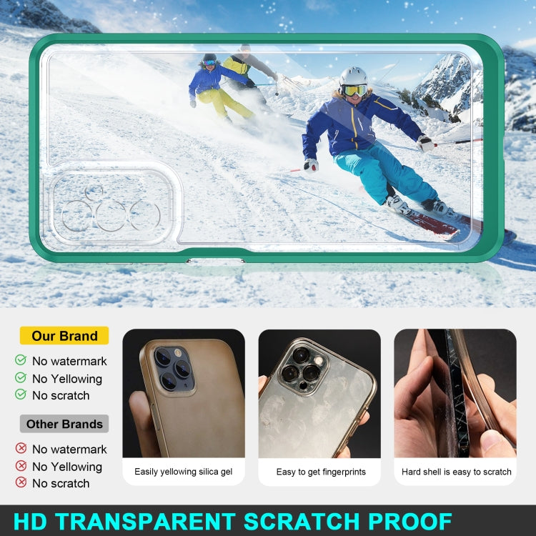 For Samsung Galaxy M52 Clear Acrylic+PC+TPU Shockproof Phone Case