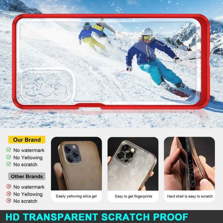 For Samsung Galaxy M52 Clear Acrylic+PC+TPU Shockproof Phone Case