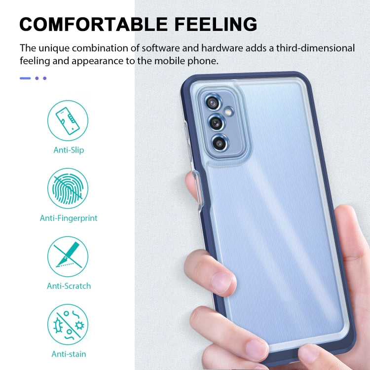 For Samsung Galaxy M52 Clear Acrylic+PC+TPU Shockproof Phone Case