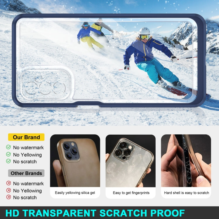 For Samsung Galaxy M52 Clear Acrylic+PC+TPU Shockproof Phone Case
