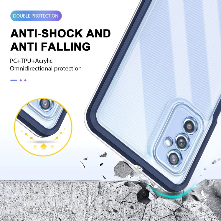 For Samsung Galaxy M52 Clear Acrylic+PC+TPU Shockproof Phone Case