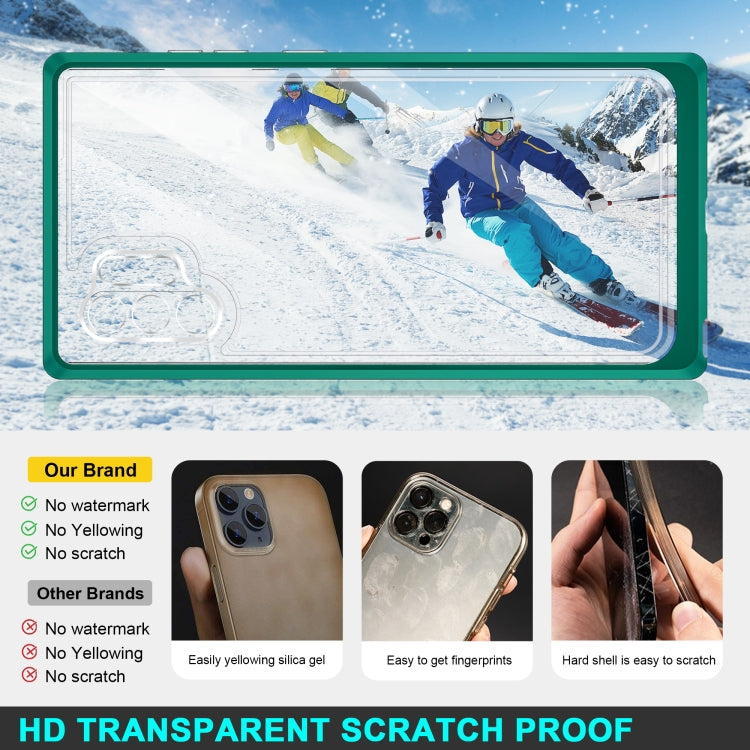 For Samsung Galaxy Note10+ Clear Acrylic+PC+TPU Shockproof Phone Case