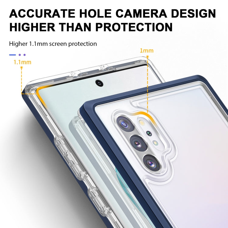 For Samsung Galaxy Note10+ Clear Acrylic+PC+TPU Shockproof Phone Case
