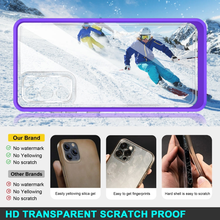 For Samsung Galaxy S20 FE Clear Acrylic+PC+TPU Shockproof Phone Case