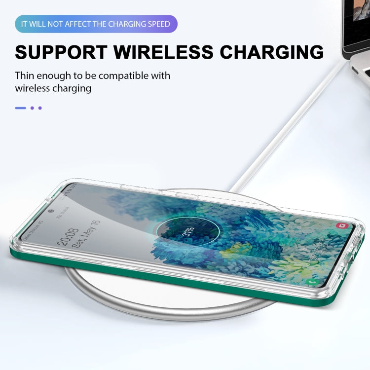 For Samsung Galaxy S20 FE Clear Acrylic+PC+TPU Shockproof Phone Case