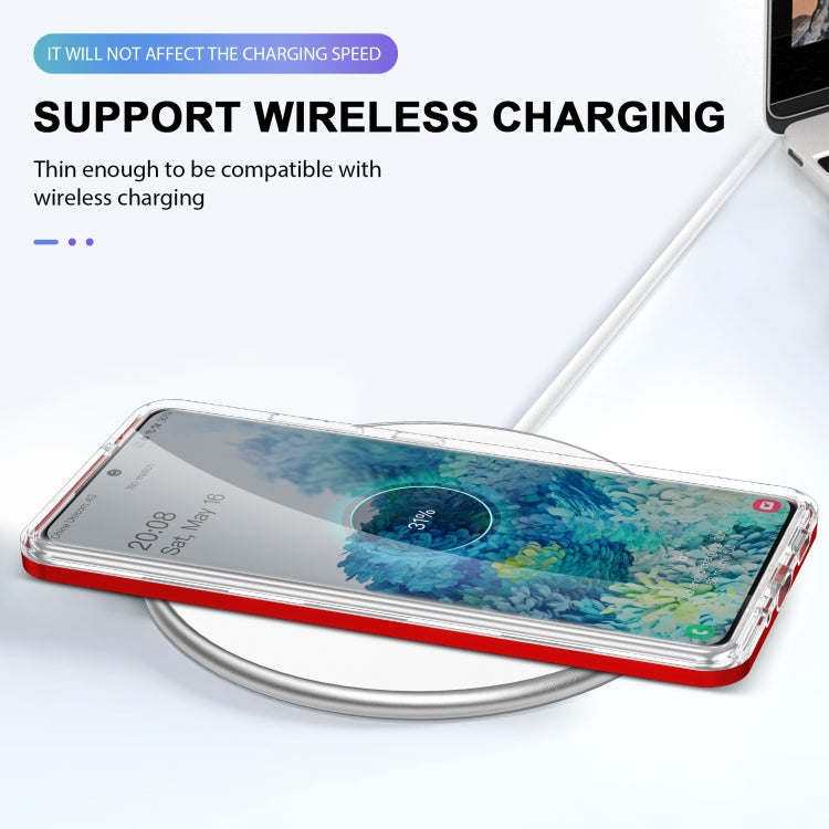 For Samsung Galaxy S20 FE Clear Acrylic+PC+TPU Shockproof Phone Case