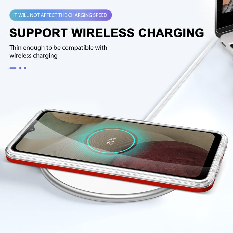 For Samsung Galaxy A12 5G Clear Acrylic+PC+TPU Shockproof Phone Case