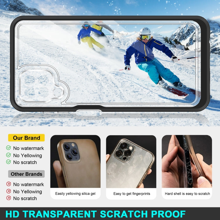 For Samsung Galaxy A12 5G Clear Acrylic+PC+TPU Shockproof Phone Case