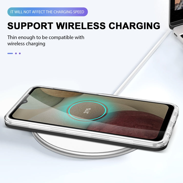 For Samsung Galaxy A12 5G Clear Acrylic+PC+TPU Shockproof Phone Case
