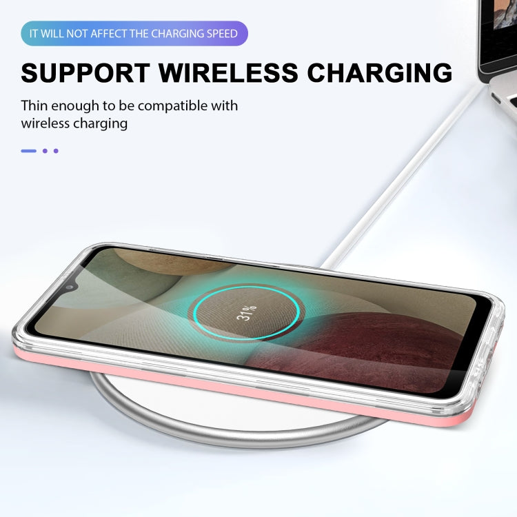 For Samsung Galaxy A12 5G Clear Acrylic+PC+TPU Shockproof Phone Case