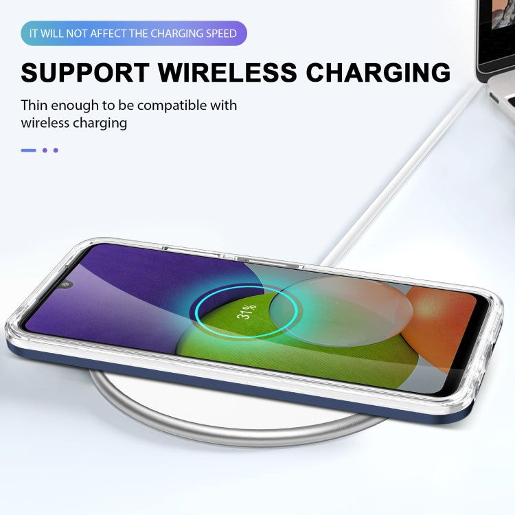 For Samsung Galaxy A22 5G Clear Acrylic+PC+TPU Shockproof Phone Case