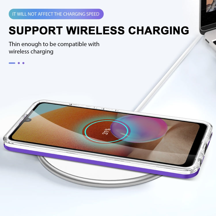 For Samsung Galaxy A32 4G Clear Acrylic+PC+TPU Shockproof Phone Case