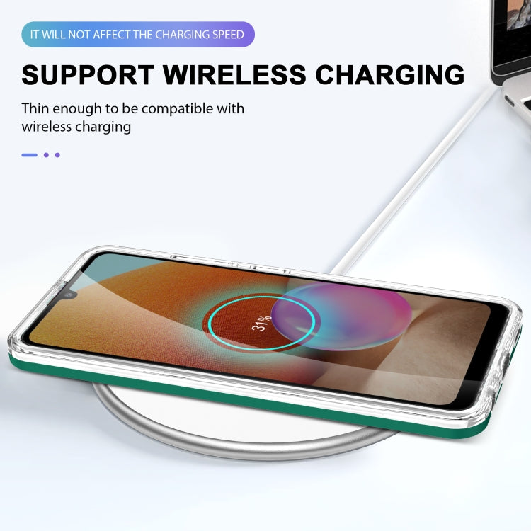 For Samsung Galaxy A32 4G Clear Acrylic+PC+TPU Shockproof Phone Case