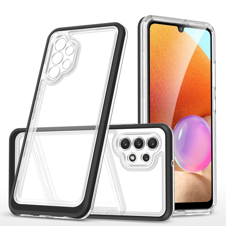 For Samsung Galaxy A32 4G Clear Acrylic+PC+TPU Shockproof Phone Case