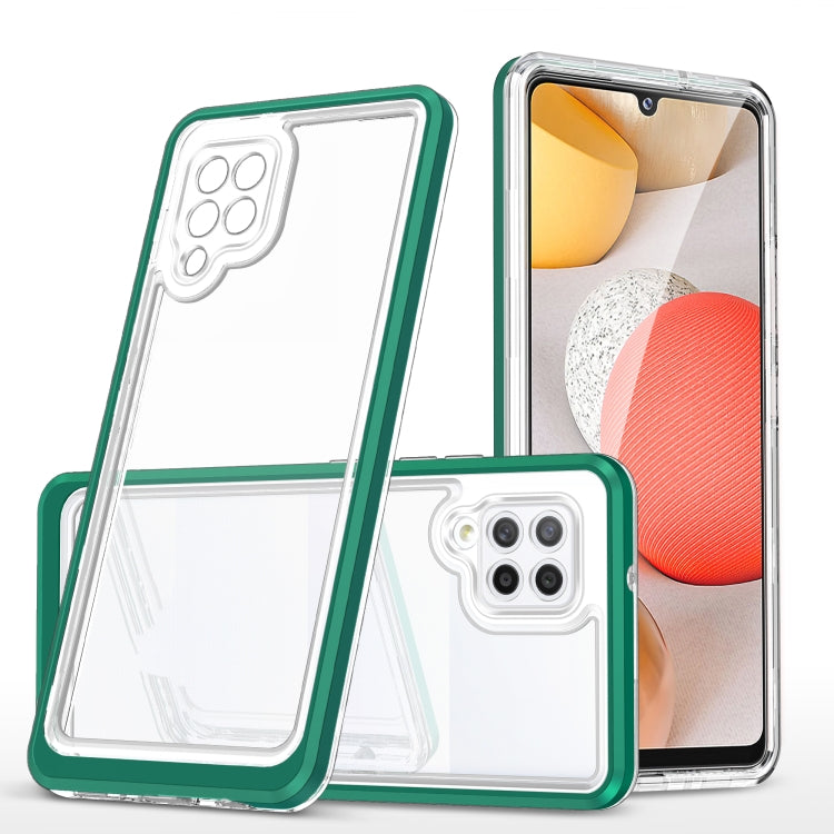 For Samsung Galaxy A42 5G Clear Acrylic+PC+TPU Shockproof Phone Case