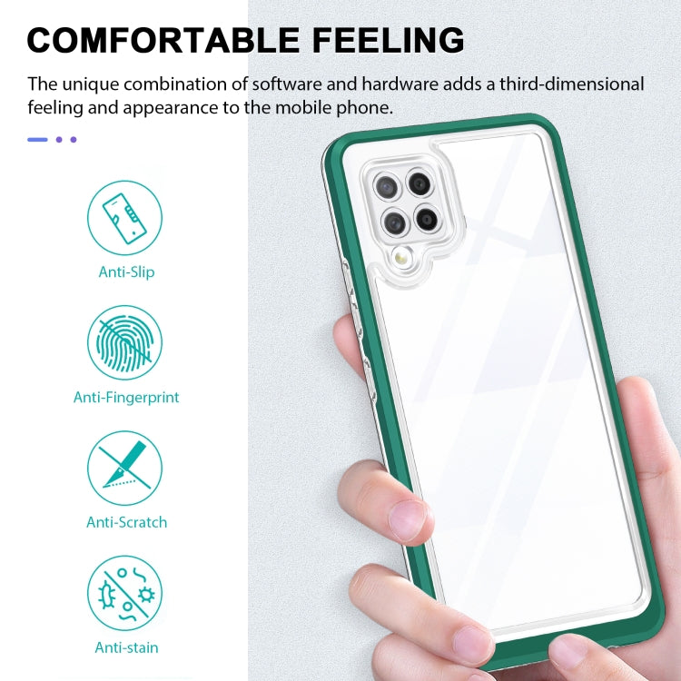 For Samsung Galaxy A42 5G Clear Acrylic+PC+TPU Shockproof Phone Case