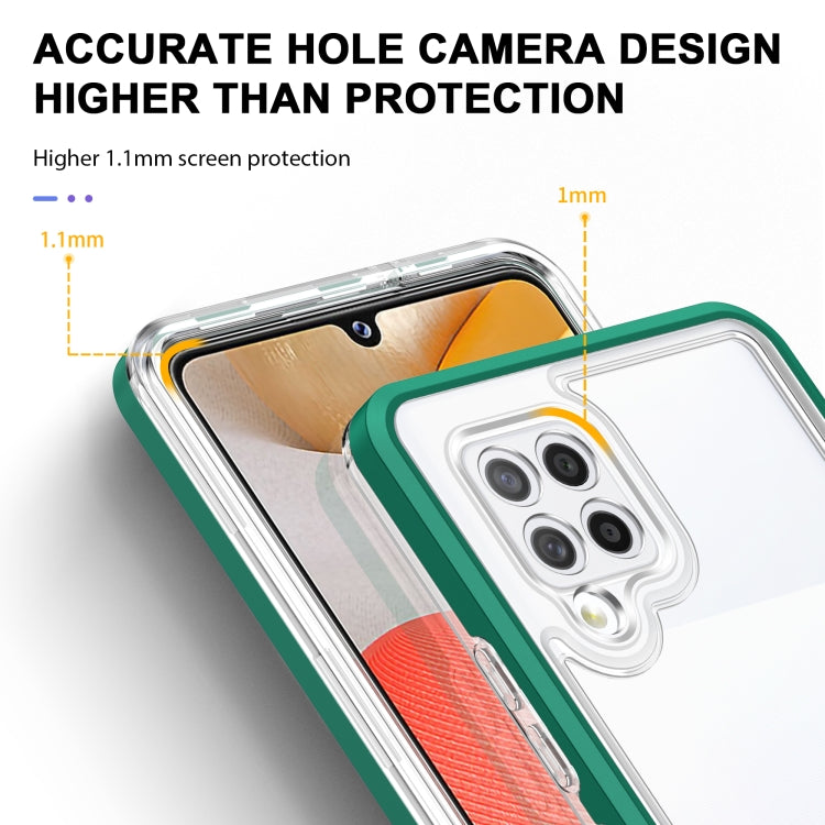 For Samsung Galaxy A42 5G Clear Acrylic+PC+TPU Shockproof Phone Case