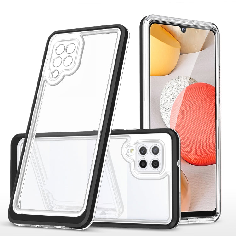 For Samsung Galaxy A42 5G Clear Acrylic+PC+TPU Shockproof Phone Case