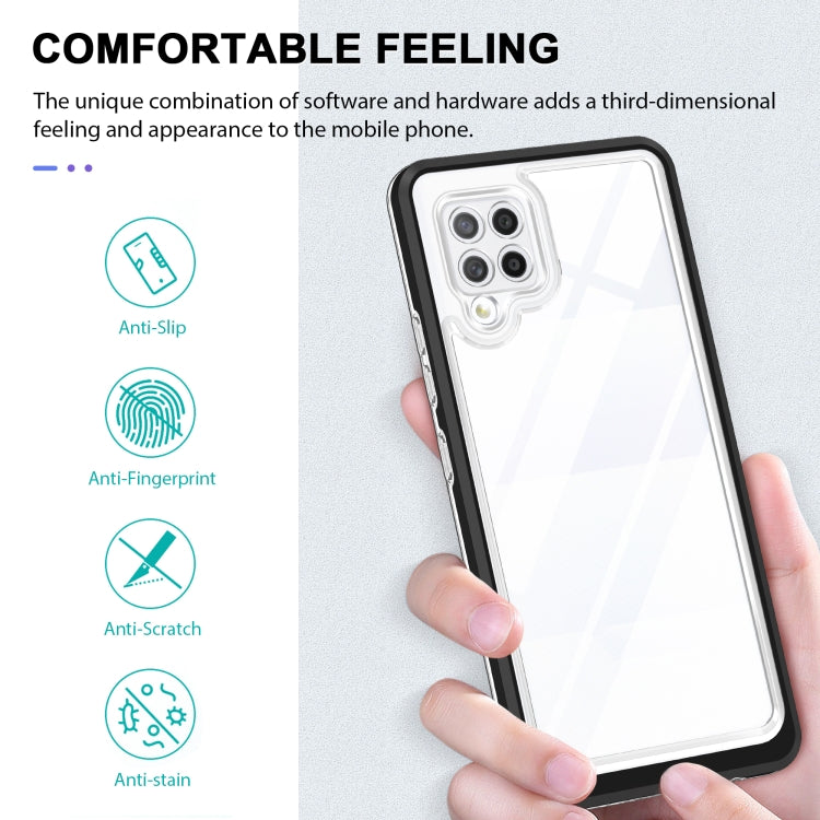 For Samsung Galaxy A42 5G Clear Acrylic+PC+TPU Shockproof Phone Case