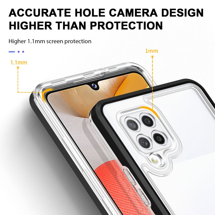 For Samsung Galaxy A42 5G Clear Acrylic+PC+TPU Shockproof Phone Case
