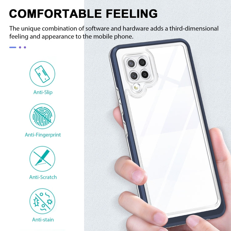 For Samsung Galaxy A42 5G Clear Acrylic+PC+TPU Shockproof Phone Case