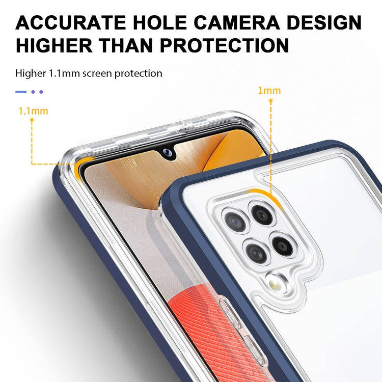 For Samsung Galaxy A42 5G Clear Acrylic+PC+TPU Shockproof Phone Case
