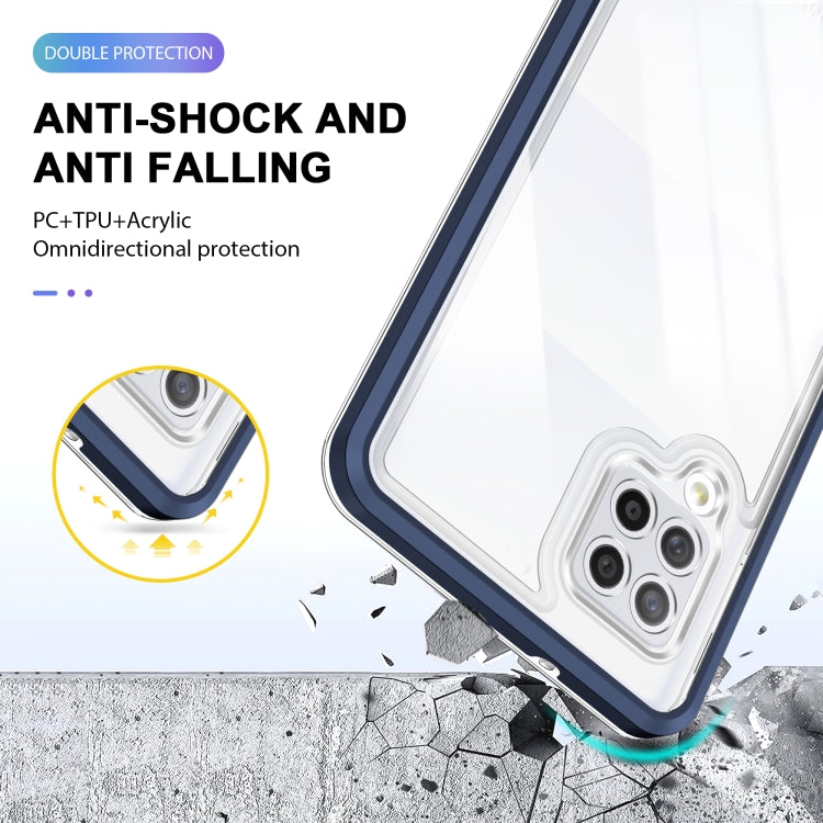 For Samsung Galaxy A42 5G Clear Acrylic+PC+TPU Shockproof Phone Case
