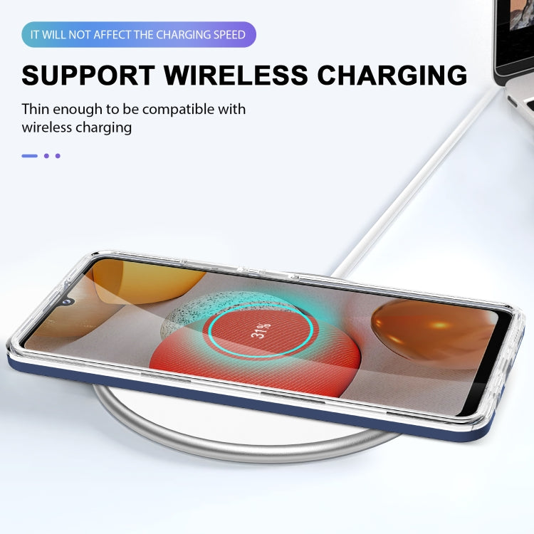 For Samsung Galaxy A42 5G Clear Acrylic+PC+TPU Shockproof Phone Case