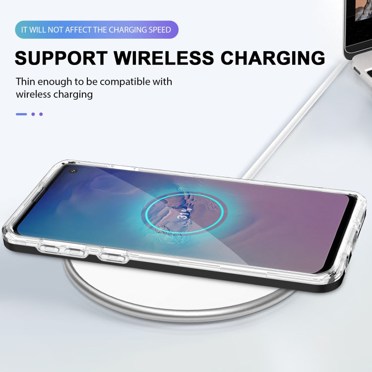 For Samsung Galaxy S10 Clear Acrylic+PC+TPU Shockproof Phone Case