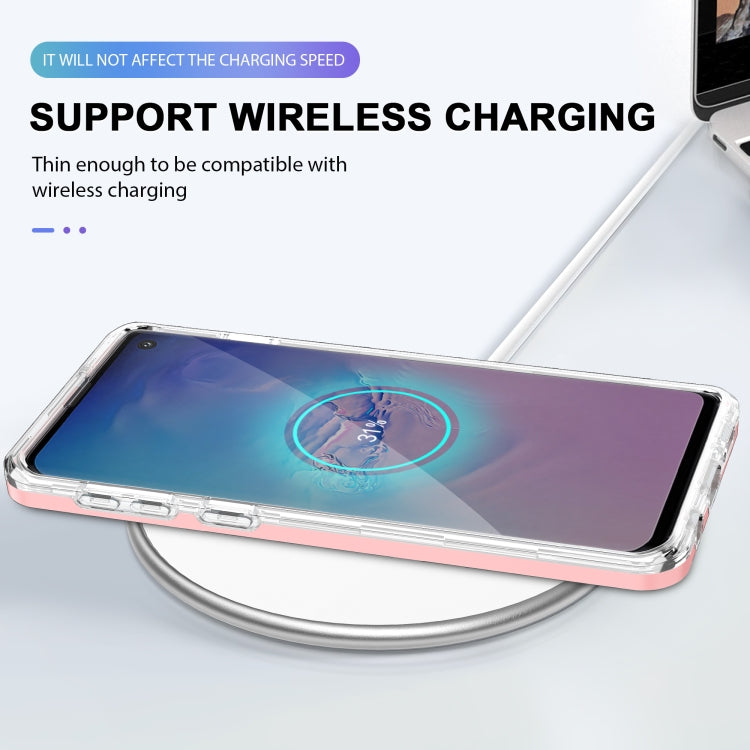 For Samsung Galaxy S10 Clear Acrylic+PC+TPU Shockproof Phone Case