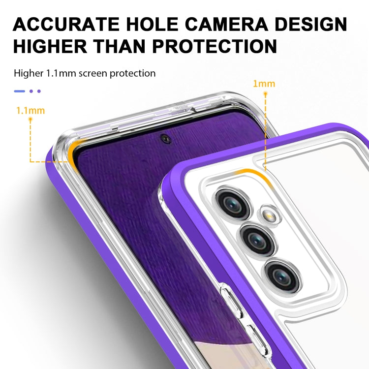 For Samsung Galaxy A82 5G Clear Acrylic+PC+TPU Shockproof Phone Case