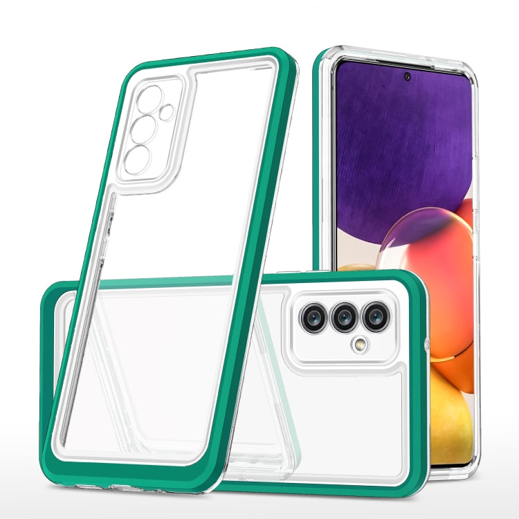 For Samsung Galaxy A82 5G Clear Acrylic+PC+TPU Shockproof Phone Case