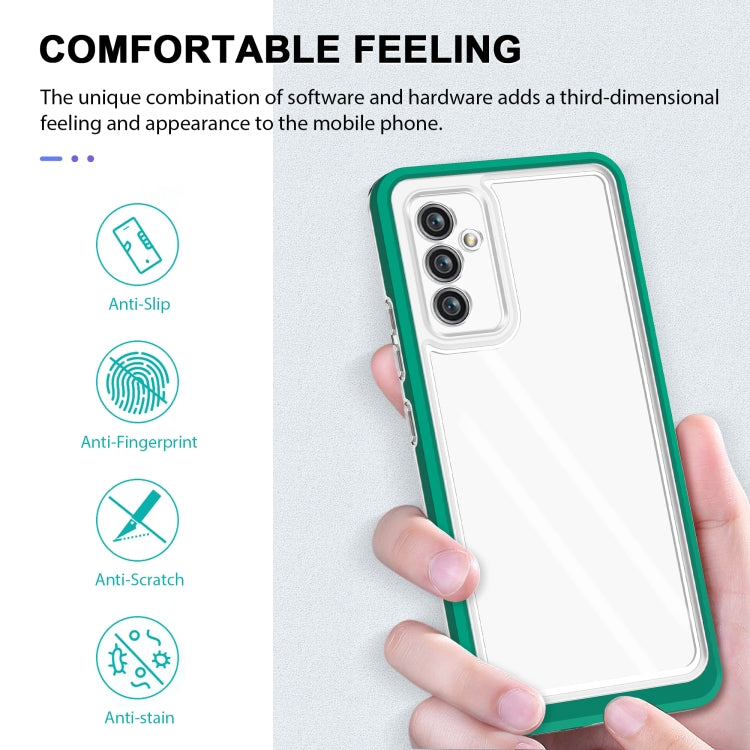For Samsung Galaxy A82 5G Clear Acrylic+PC+TPU Shockproof Phone Case