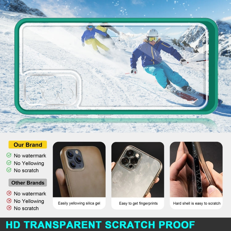 For Samsung Galaxy A82 5G Clear Acrylic+PC+TPU Shockproof Phone Case