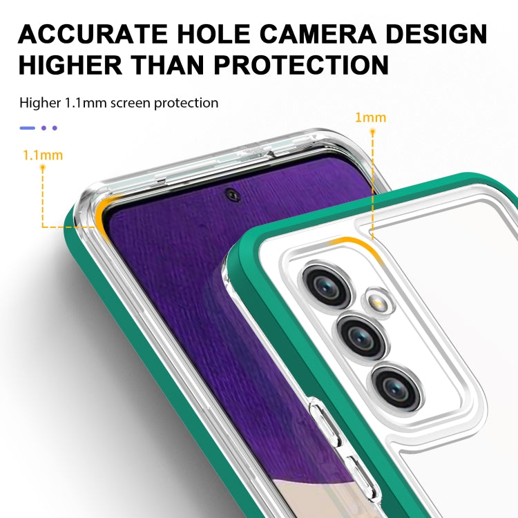 For Samsung Galaxy A82 5G Clear Acrylic+PC+TPU Shockproof Phone Case