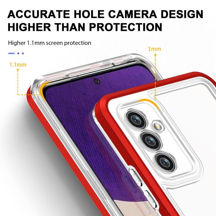 For Samsung Galaxy A82 5G Clear Acrylic+PC+TPU Shockproof Phone Case