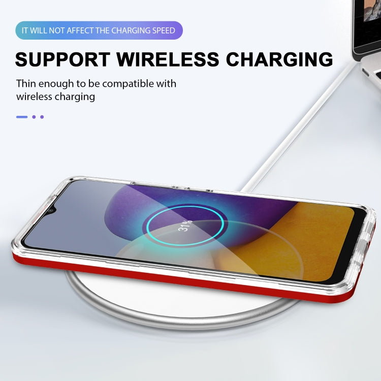 For Samsung Galaxy A82 5G Clear Acrylic+PC+TPU Shockproof Phone Case