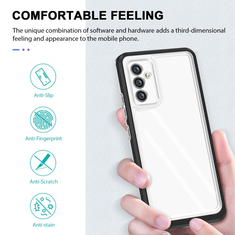 For Samsung Galaxy A82 5G Clear Acrylic+PC+TPU Shockproof Phone Case