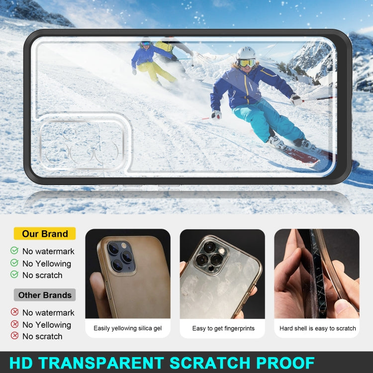 For Samsung Galaxy A82 5G Clear Acrylic+PC+TPU Shockproof Phone Case